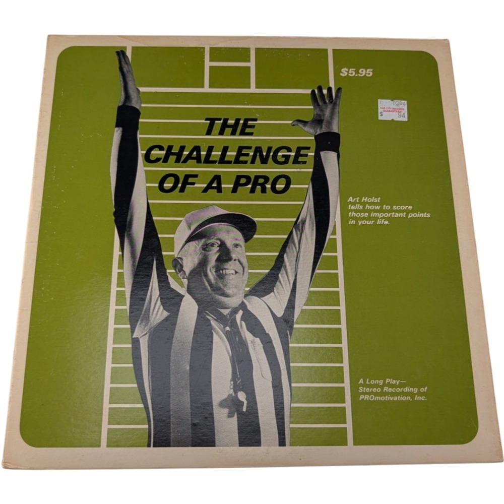 Art Holst The Challenge Of A Pro LP 1969 US PROmotivation 903P 3545 VG VG